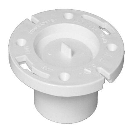 Charlotte Pipe And Foundry 4 Pop Top Flange PVC 00800K 0800HA